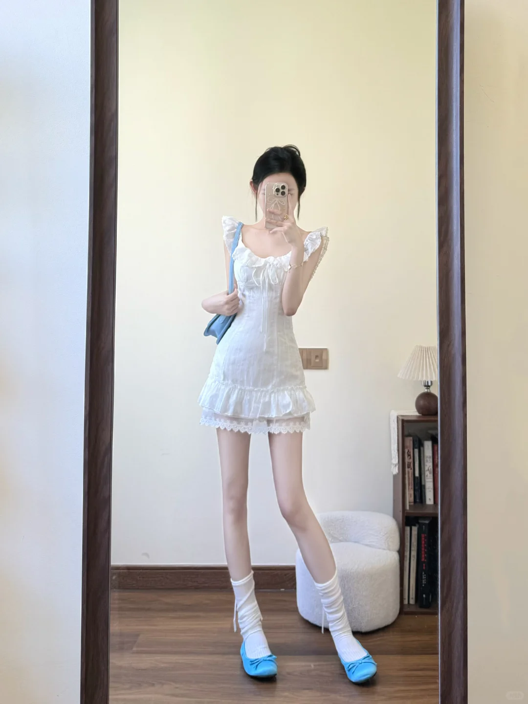 White Pretty A Line U Neck Satin Short Homecoming Dress 16th Birthday Outfits C4476