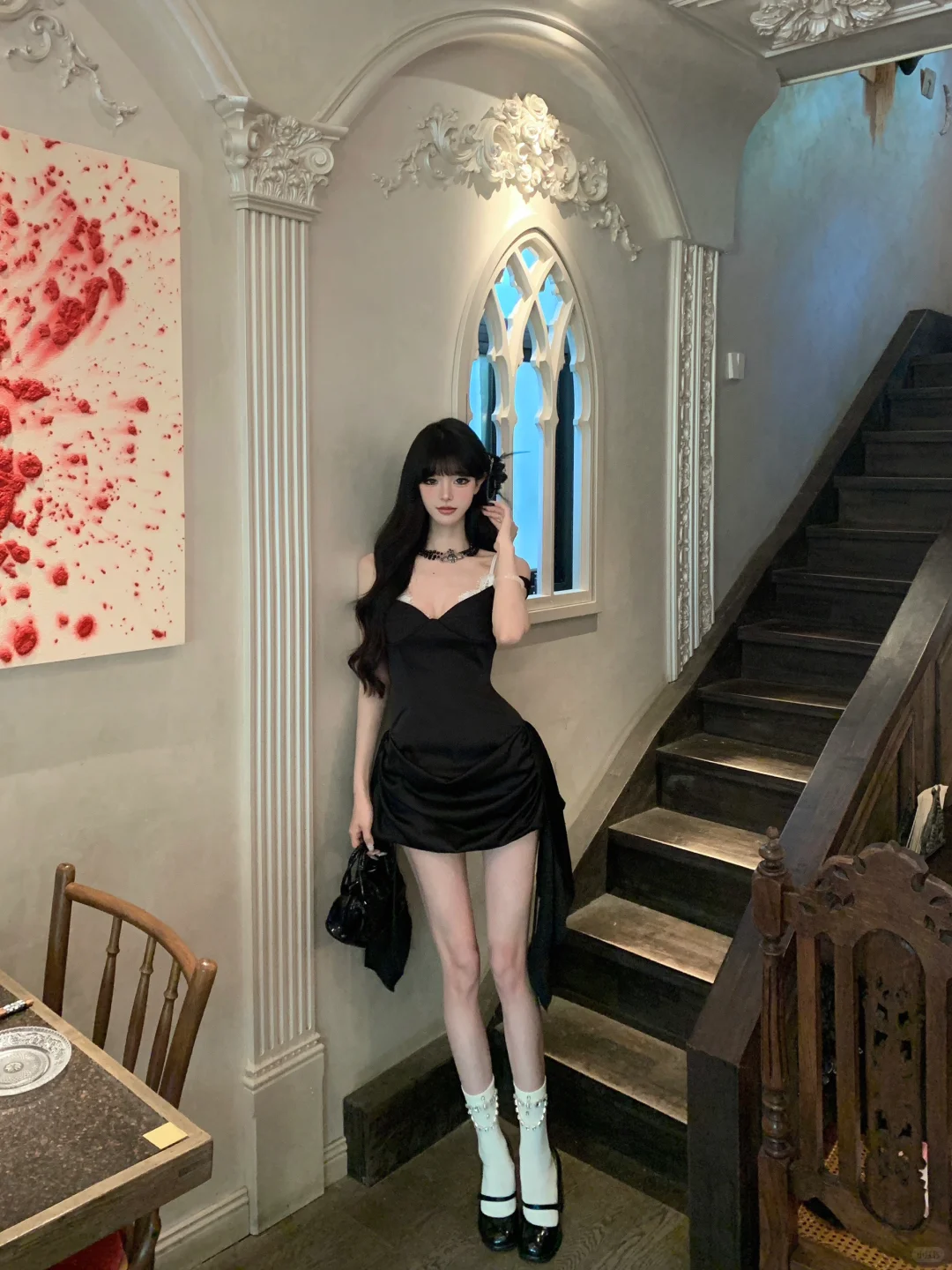 Black 18th A Line Off The Shoulder Satin Short Homecoming Dress Birthday Outfits C4568