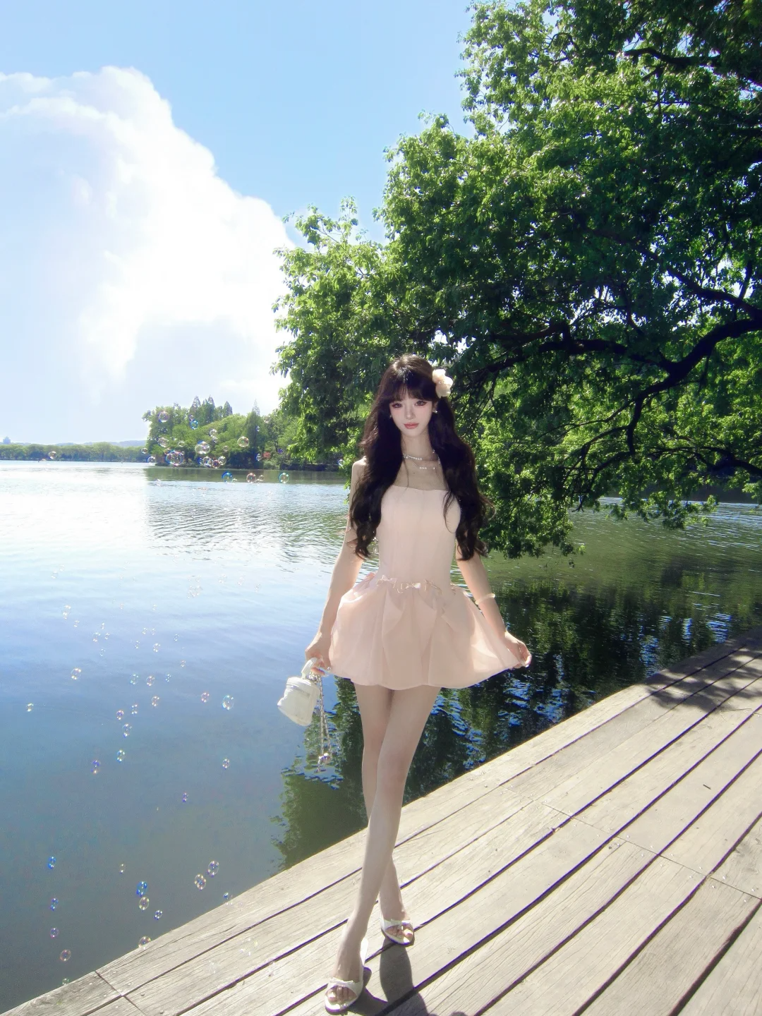 Cute 18th Pink A Line Strapless Satin Short Homecoming Dress Birthday Outfits C4572