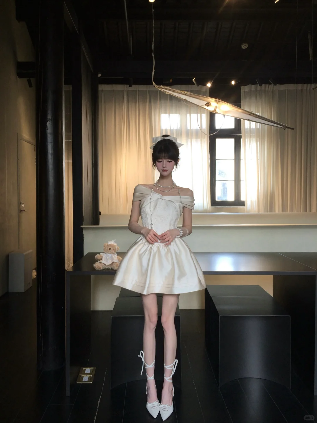 Pretty 19th A Line Off The Shoulder Satin Short Homecoming Dress Birthday Outfits C4576