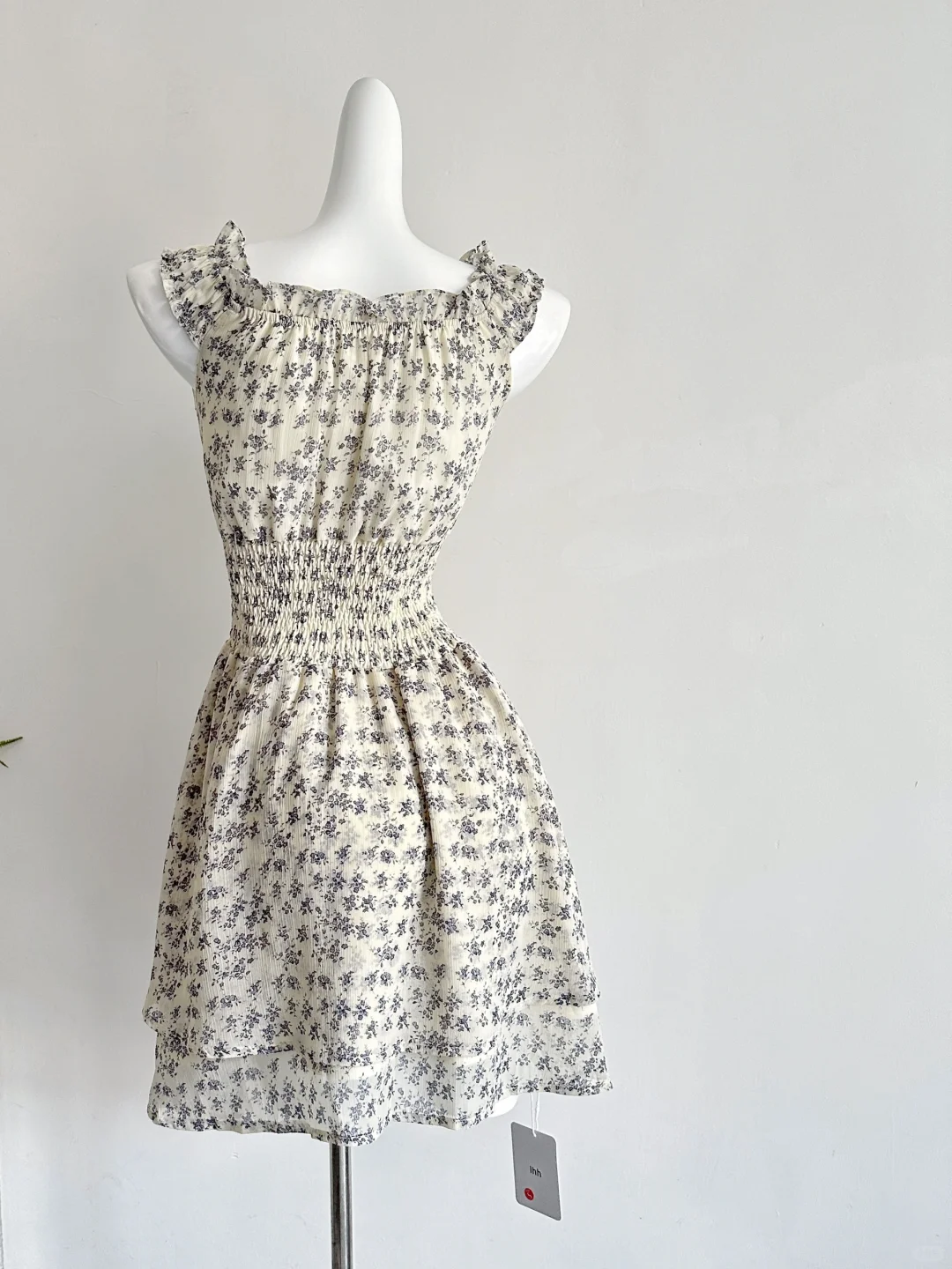 Unique 18th A Line Chiffon Printed Short Homecoming Dress Birthday Outfits C4590