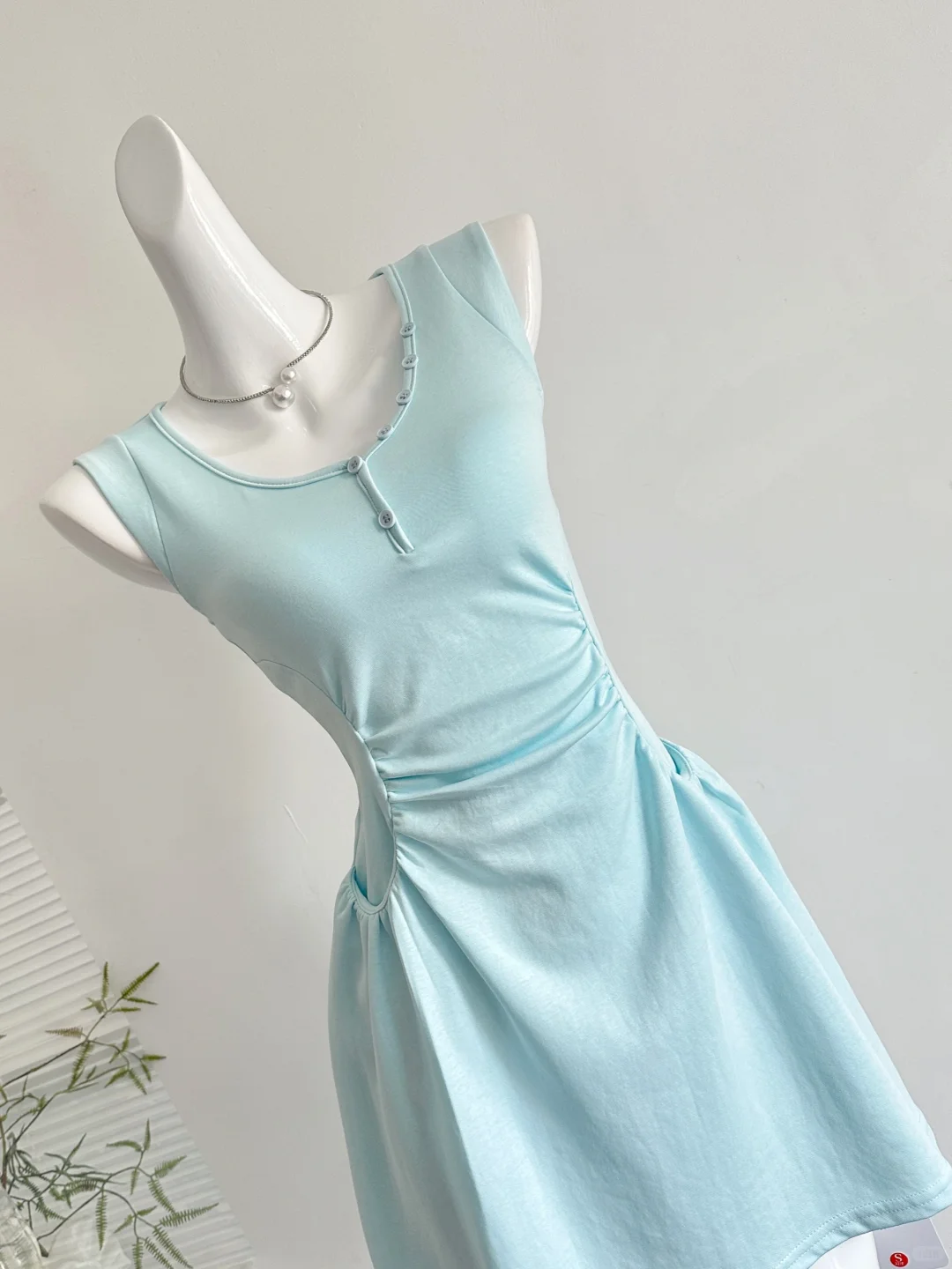 Chic 18th A Line U Neck Satin Short Homecoming Dress Birthday Outfits C4591