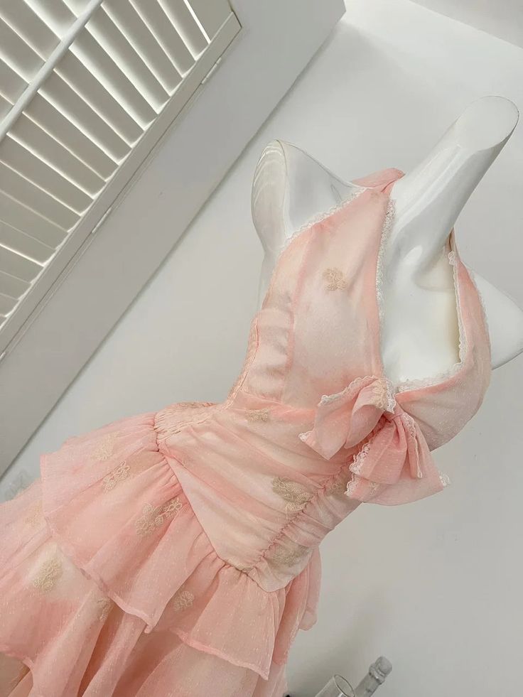 Classy A Line Halter Chiffon Lace Tiered Short Homecoming Dress 16th Birthday Outfits C4668