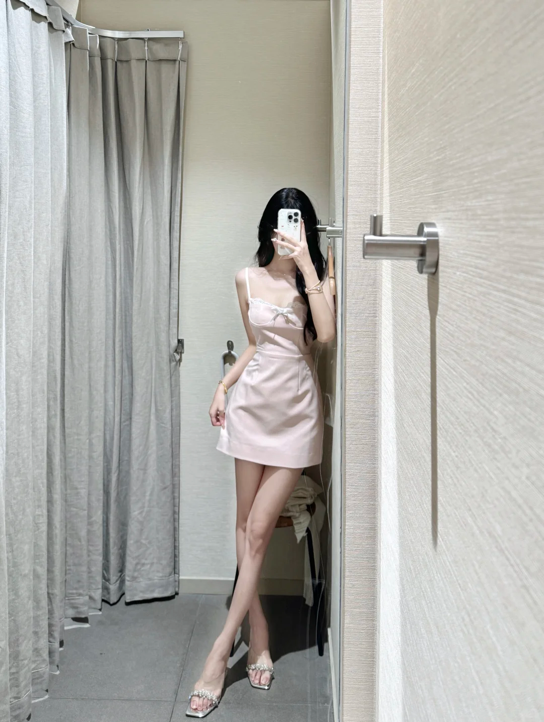 Pretty A Line Spaghetti Straps Satin Short Homecoming Dress 18th Birthday Outfits C4674