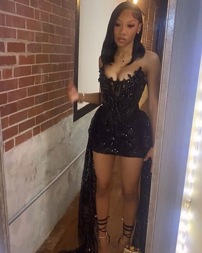 Sexy 22th Black Mermaid Strapless Tulle Lace Sequin Short Homecoming Dress Birthday Outfits C4748