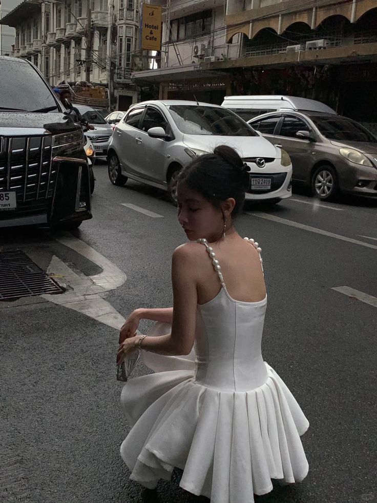 Pretty A Line Spaghetti Straps Satin Beads Short Homecoming Dress 16th Birthday Outfits C4805