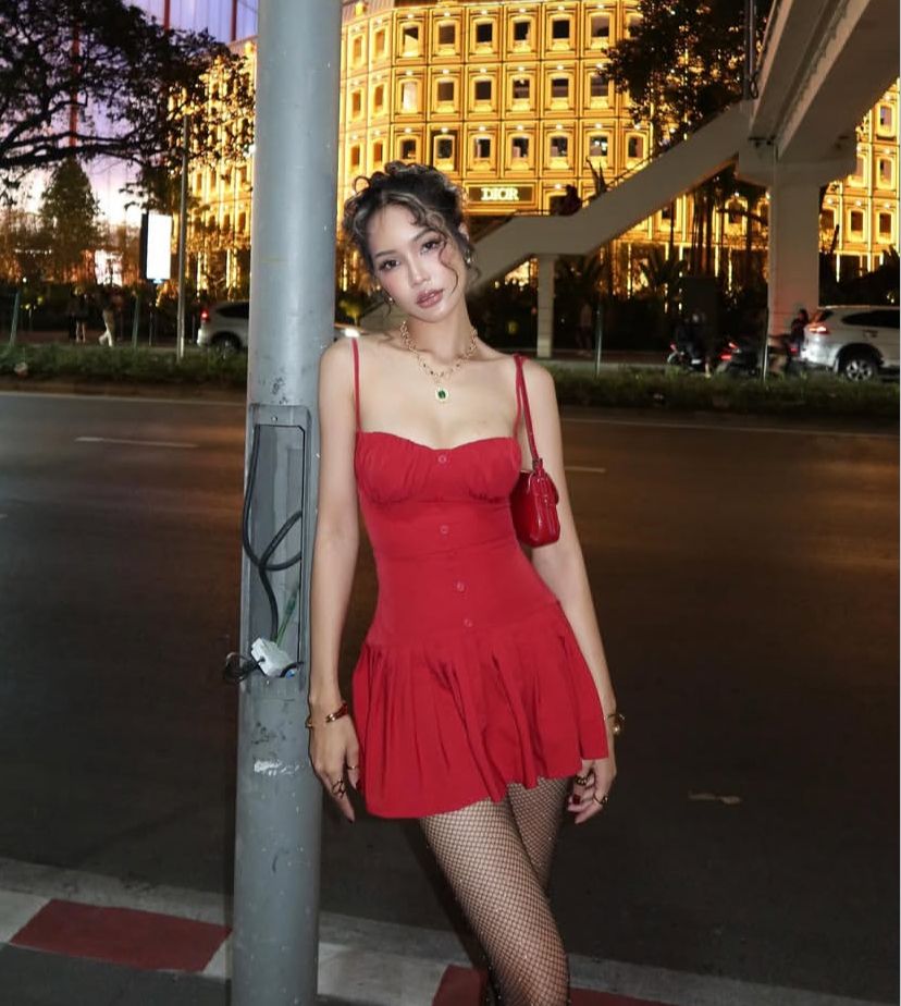 Red A Line Spaghetti Straps Satin Short Homecoming Dress 20th Birthday Outfits C4813