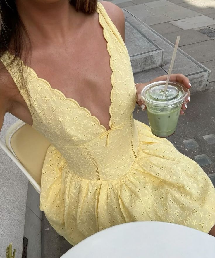 Yellow A Line V Neck Satin Short Homecoming Dress 18th Birthday Outfits C4854