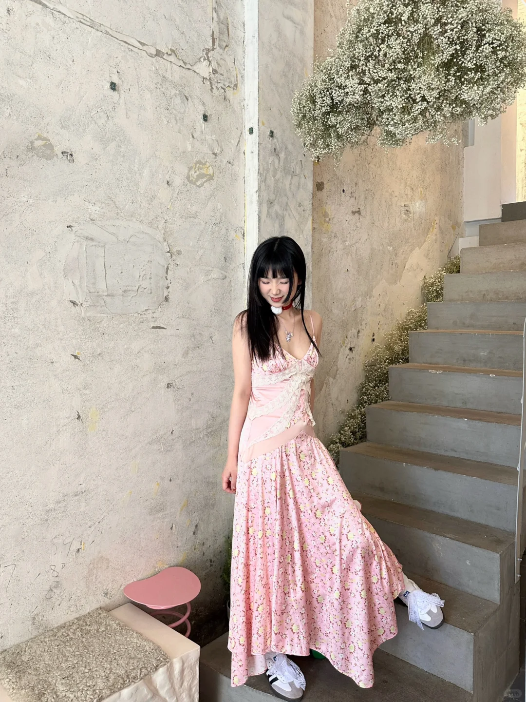 Vintage A Line Spaghetti Straps Satin Lace Long Prom Dresses Formal Dress C4877