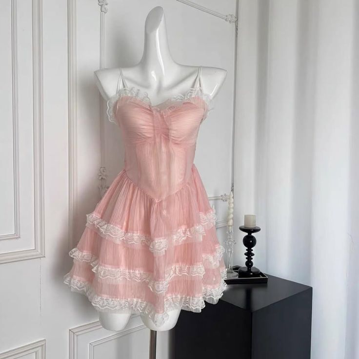 Sweet 16th A Line Spaghetti Straps Tulle Lace Short Homecoming Dress Birthday Outfits C5116