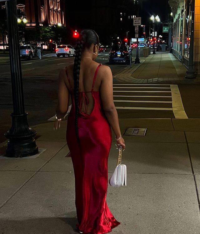 Simple Burgundy Mermaid Spaghetti Straps Satin Backless Long Prom Dresses Formal Dress C5368