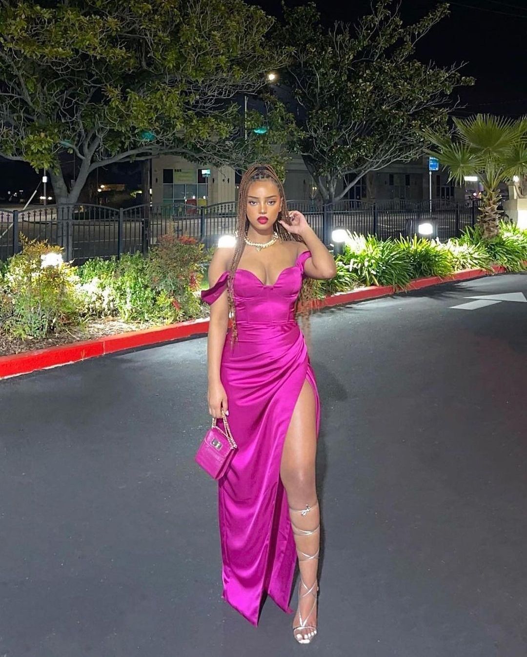 Sexy Mermaid Off The Shoulder Satin Slit Long Prom Dresses Formal Dress C5645