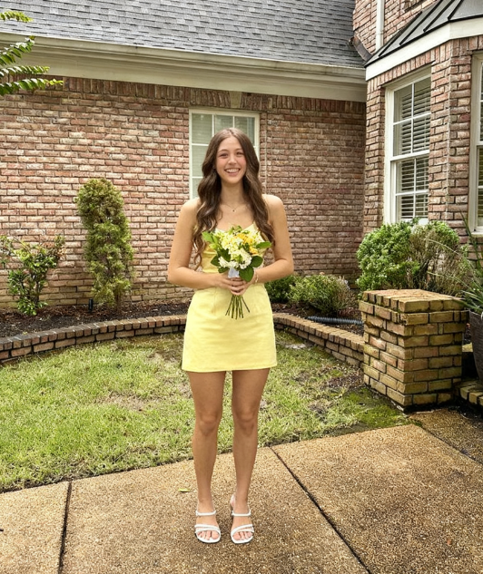 Classy A Line Spaghetti Straps Satin Short Homecoming Dress 19th Birthday Outfits C5661