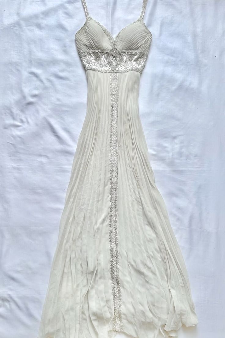 Pretty A Line Spaghetti Straps Chiffon Long Prom Dresses Formal Dress C5754