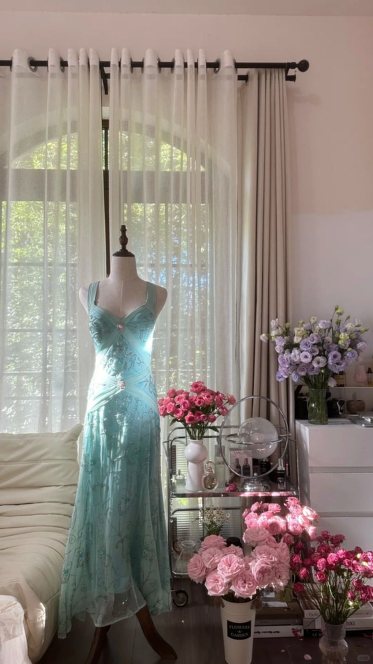 Gorgeous Mermaid Sweetheart Chiffon Sequin Beaded Long Prom Dress, Evening Dress C6113