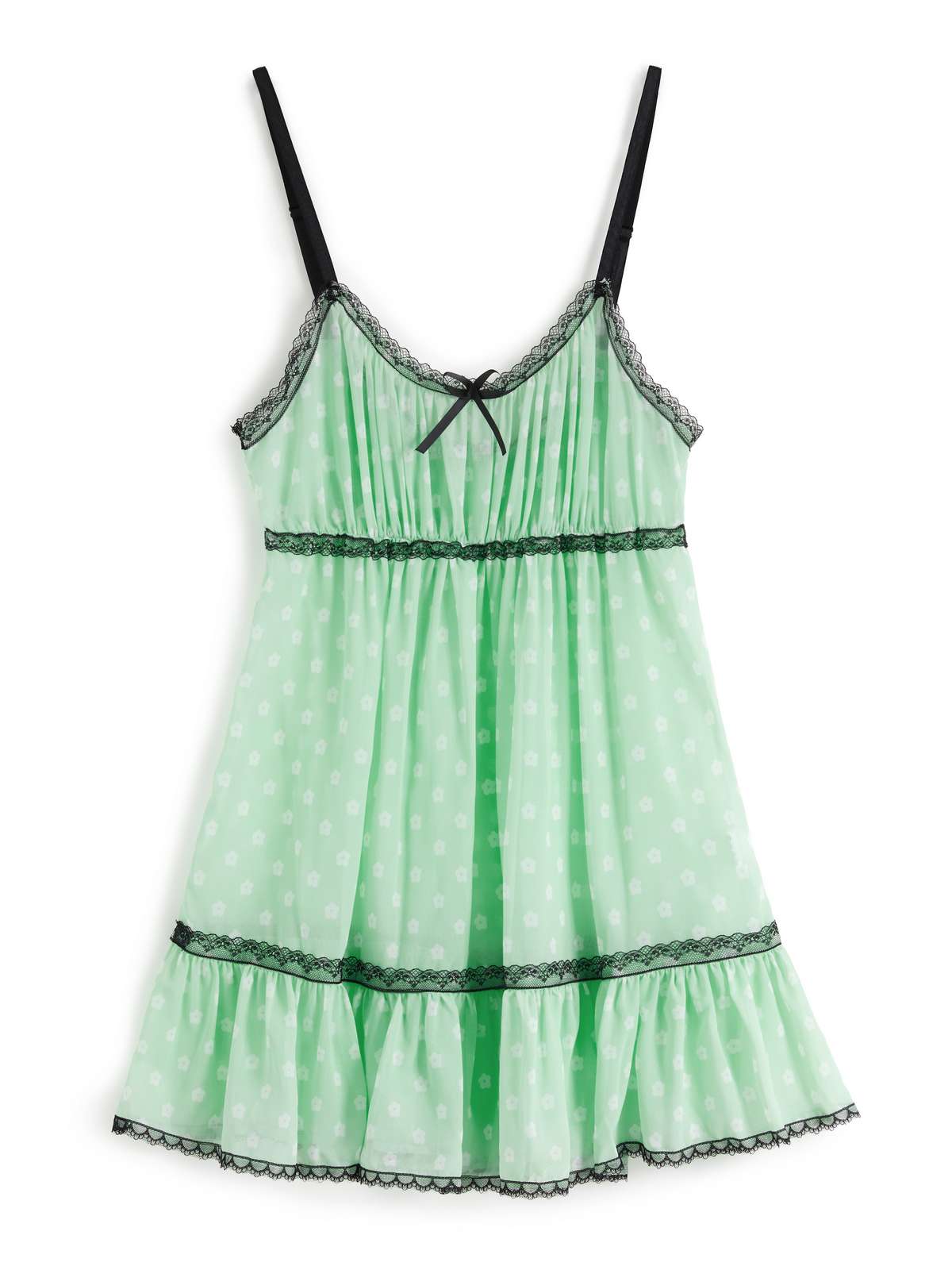 Lace Floral Mini Dress