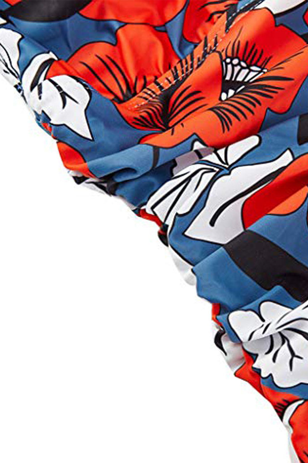 Flower One Piece Halter Swimwear
