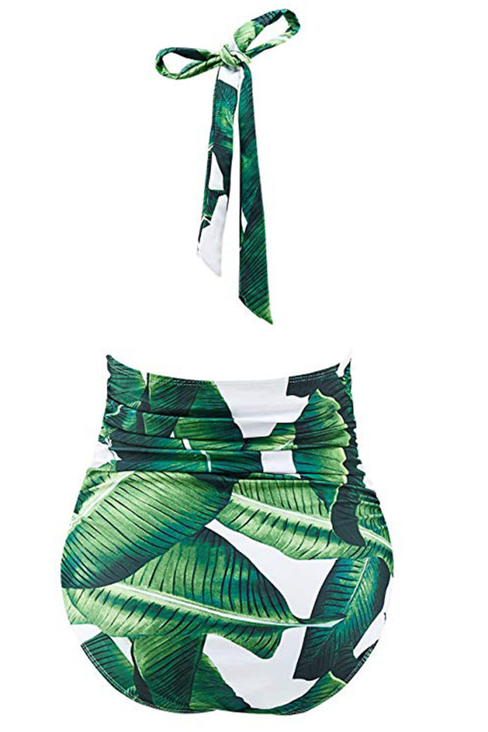 Flower One Piece Halter Swimwear