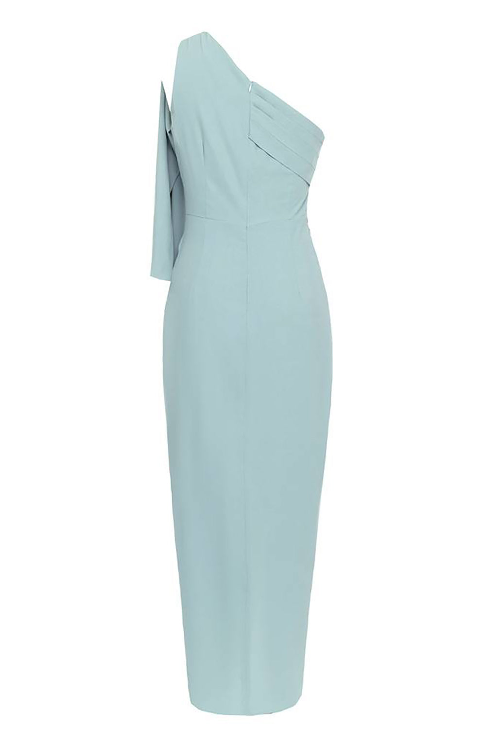 Blue One Shoulder Bodycon Long Formal Dress
