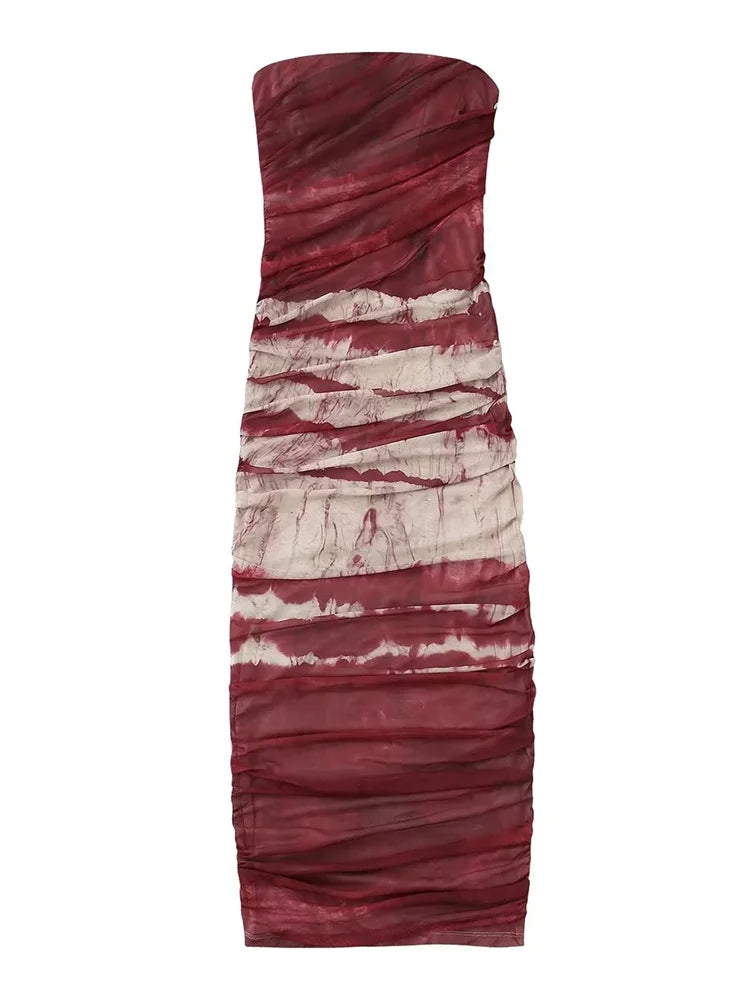Off-the-Shoulder Ruched Dress
