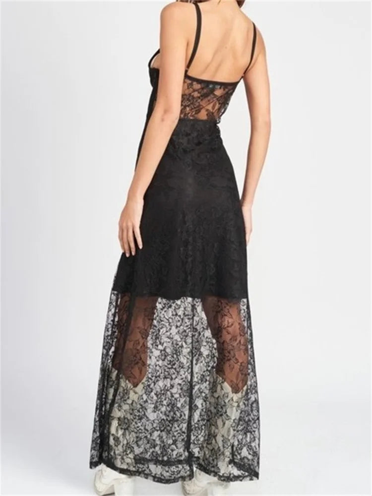 Patchwork Embroidered Lace Dress