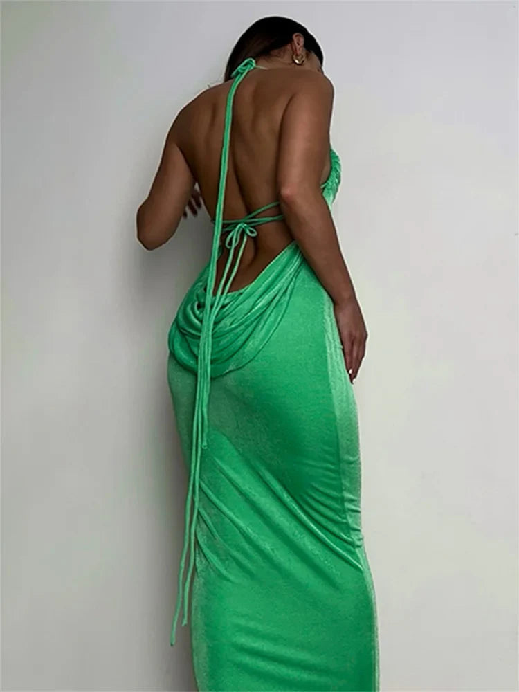 Backless Maxi Dress