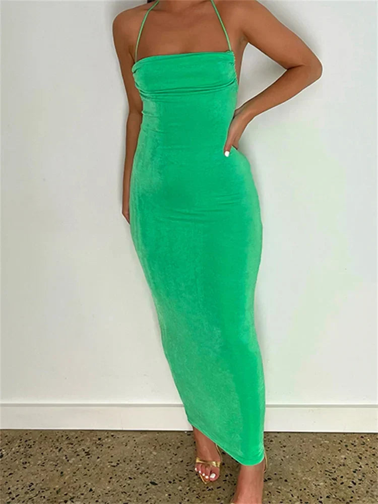 Backless Maxi Dress