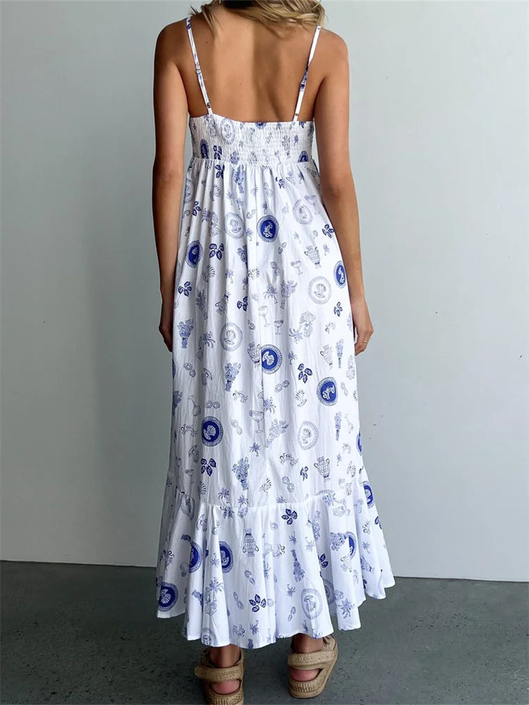 Vintage Washed Floral Dress