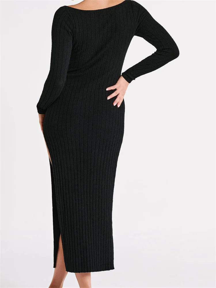 Ribbed Bodycon Dress
