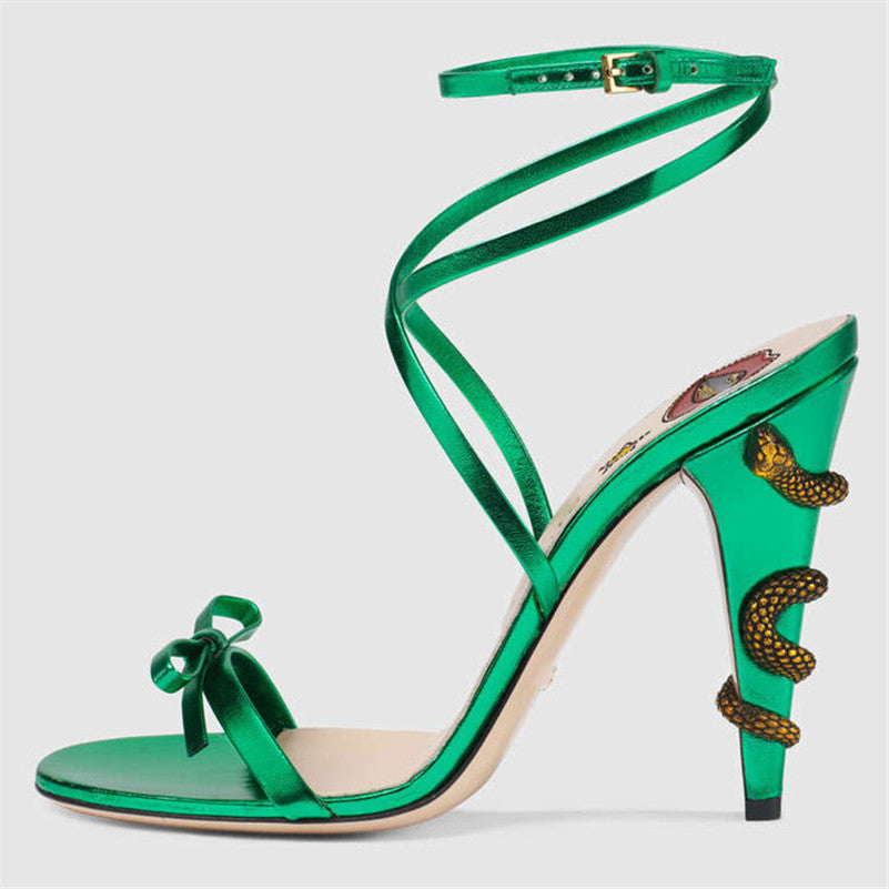 Bite You Quietly Heeled Sandal