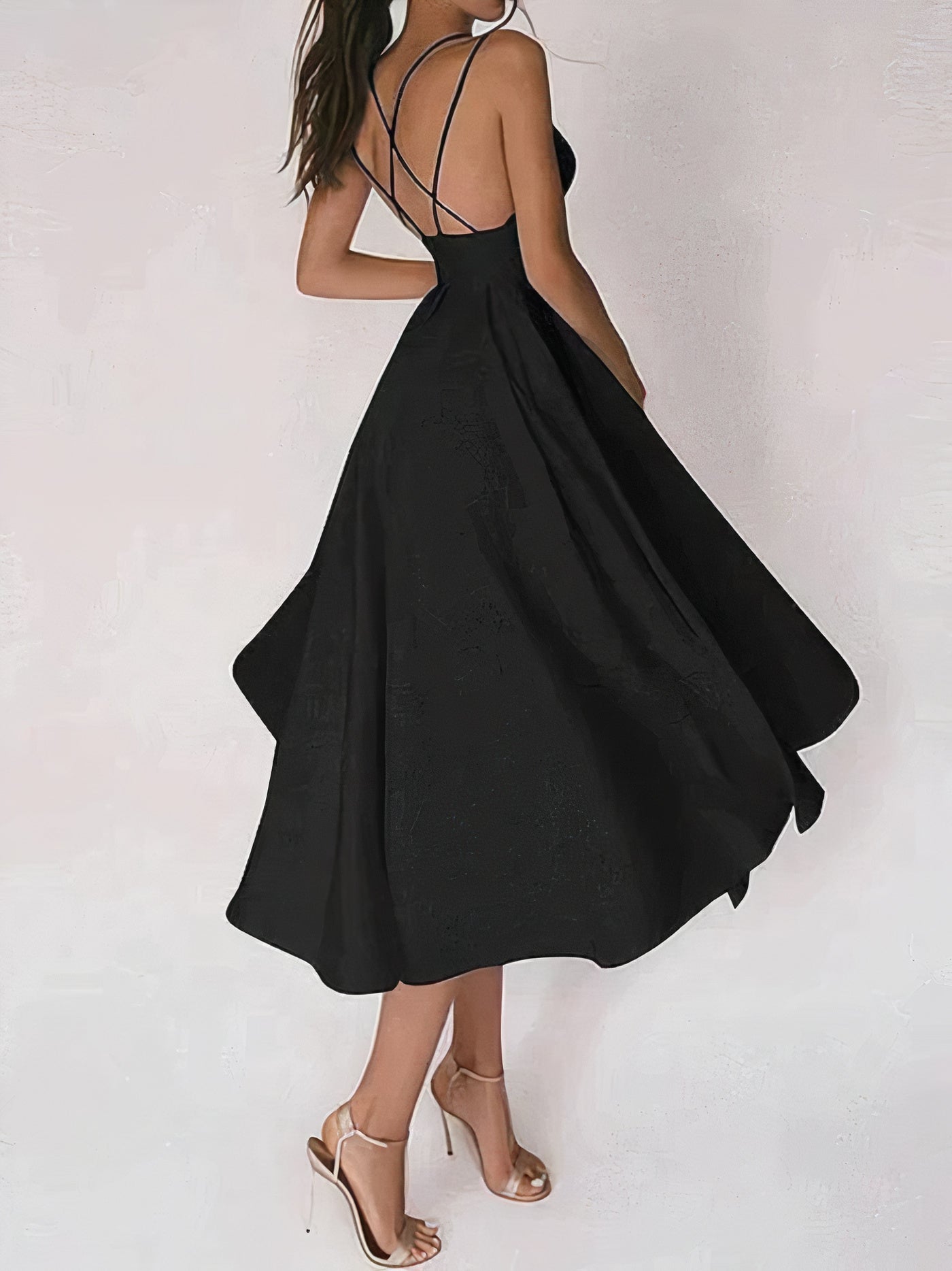 Rita Effortless V Neck Dress Statement Occasion Edit