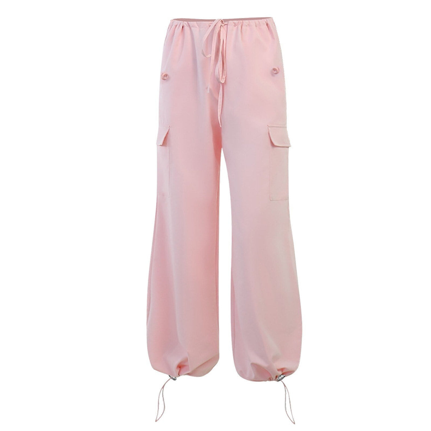Cargo Pants Straight Wide Leg Loose Trousers