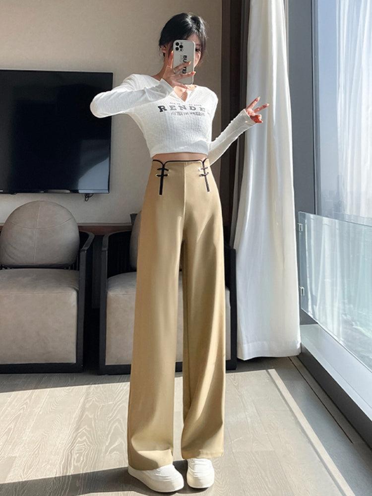 Casual High Waisted Pants