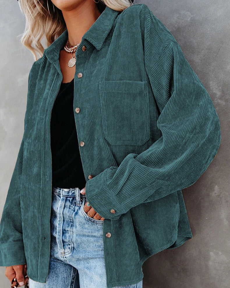 Corduroy Tunic Ladies Coats