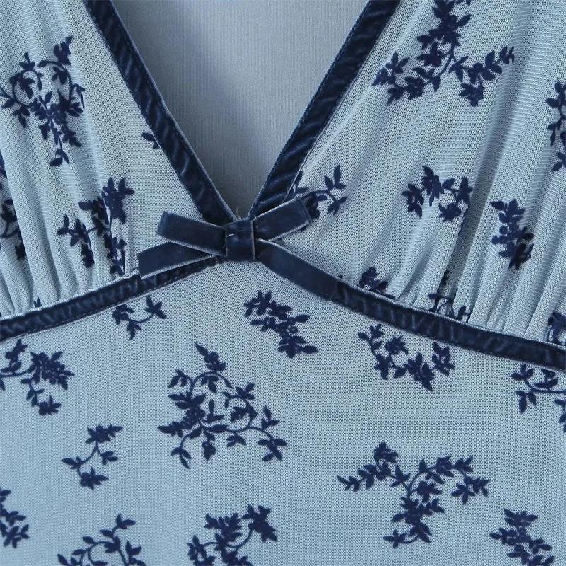 Cottagecore Floral Mini Dress