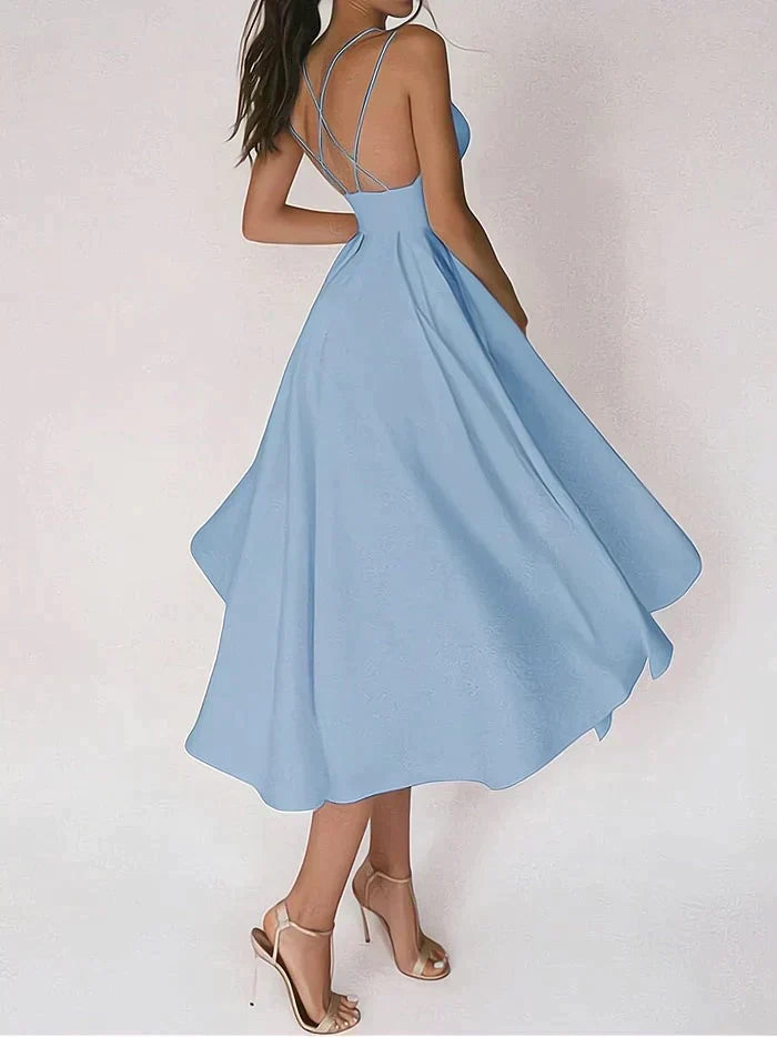 Rita Effortless V Neck Dress Statement Occasion Edit