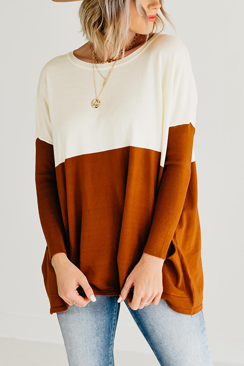 Get Comfortable Double Pocket Sweater