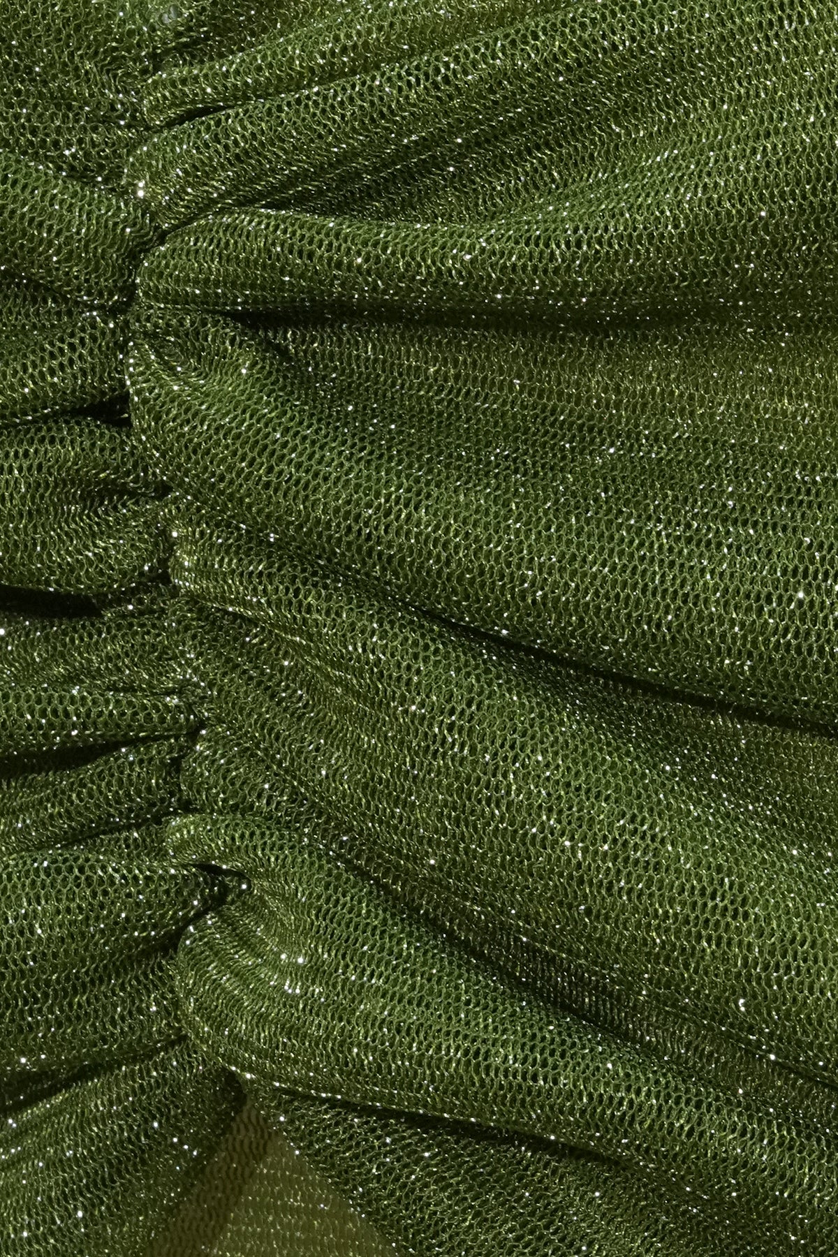 Daedalus Strapless Sequin Maxi Dress In Green 7