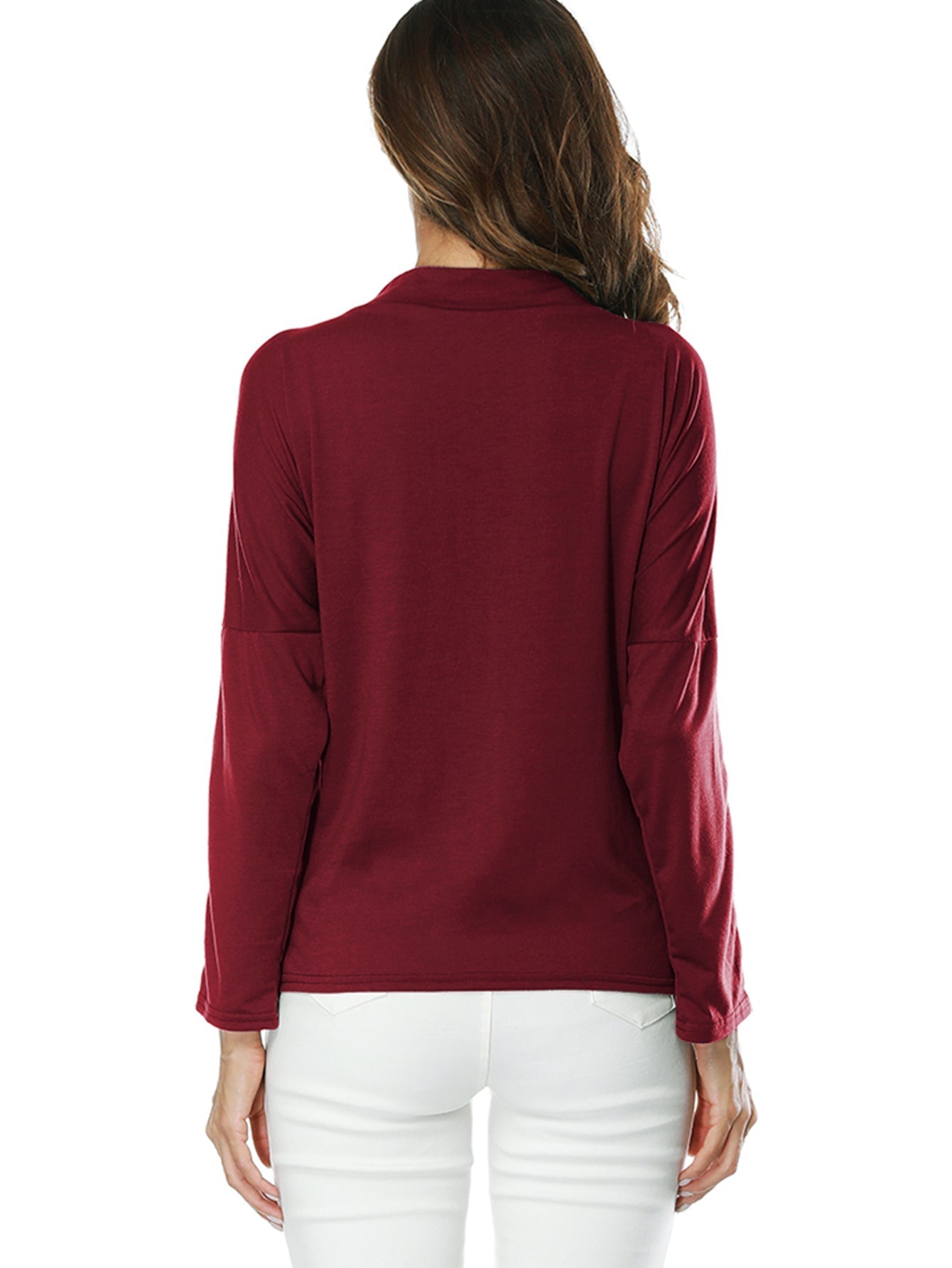 Deep V Neck Lace Up Top