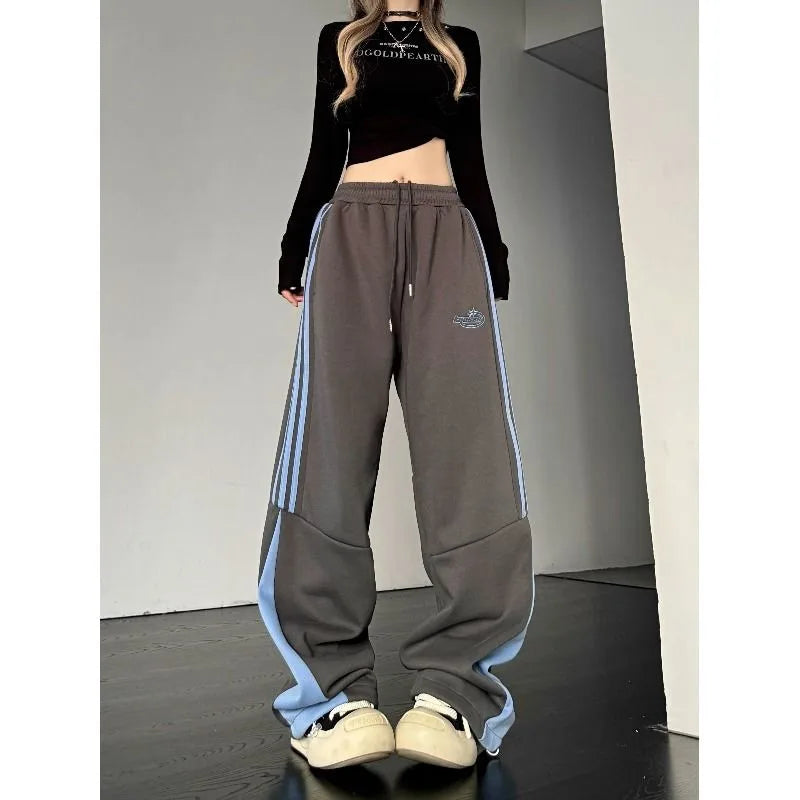 Striped Cargo Sweatpants Pants