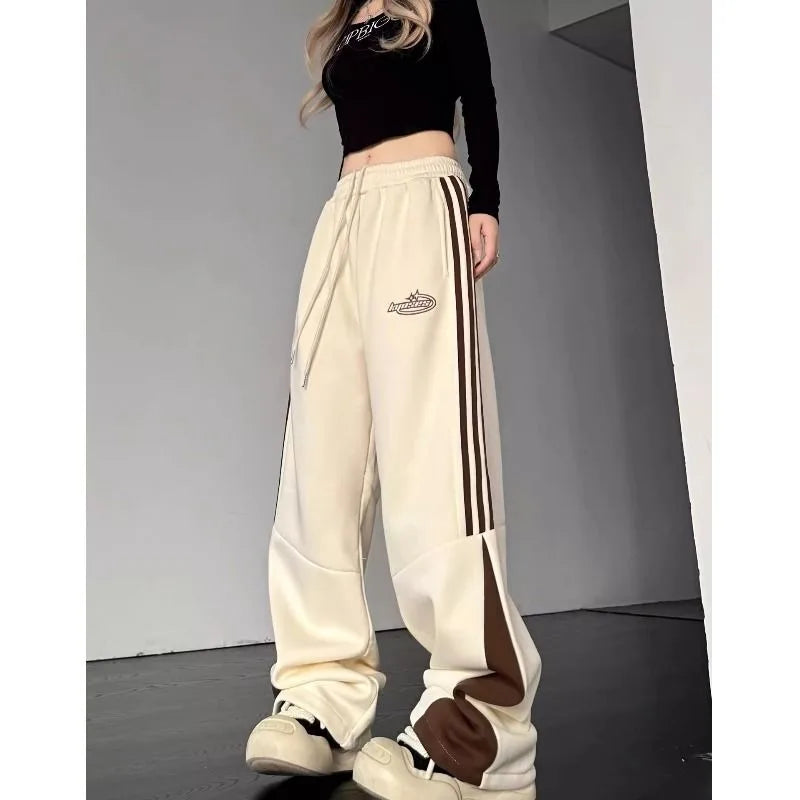 Striped Cargo Sweatpants Pants