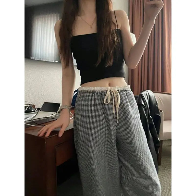 Plaid High Waist