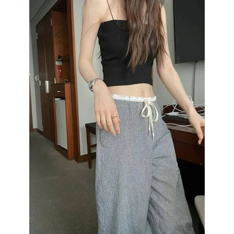 Plaid High Waist