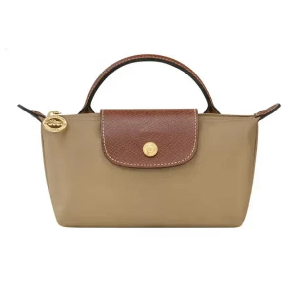 Top Handle Flap Front Foldable Mini Handbag