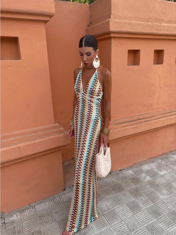 Teri Aesthetic Beach Dress for Women Elevated Occasion Wear
