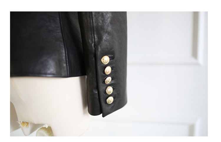 Be On Style Leather Blazer