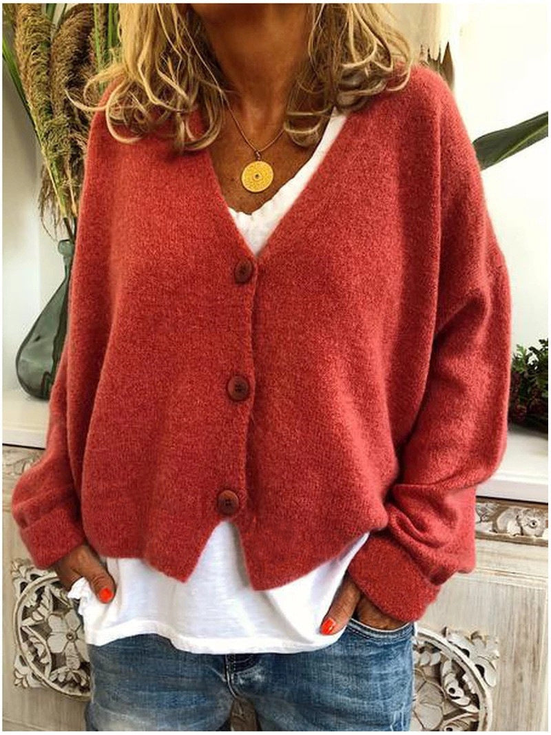 Women’s Cardigan | V-Neck Button Front