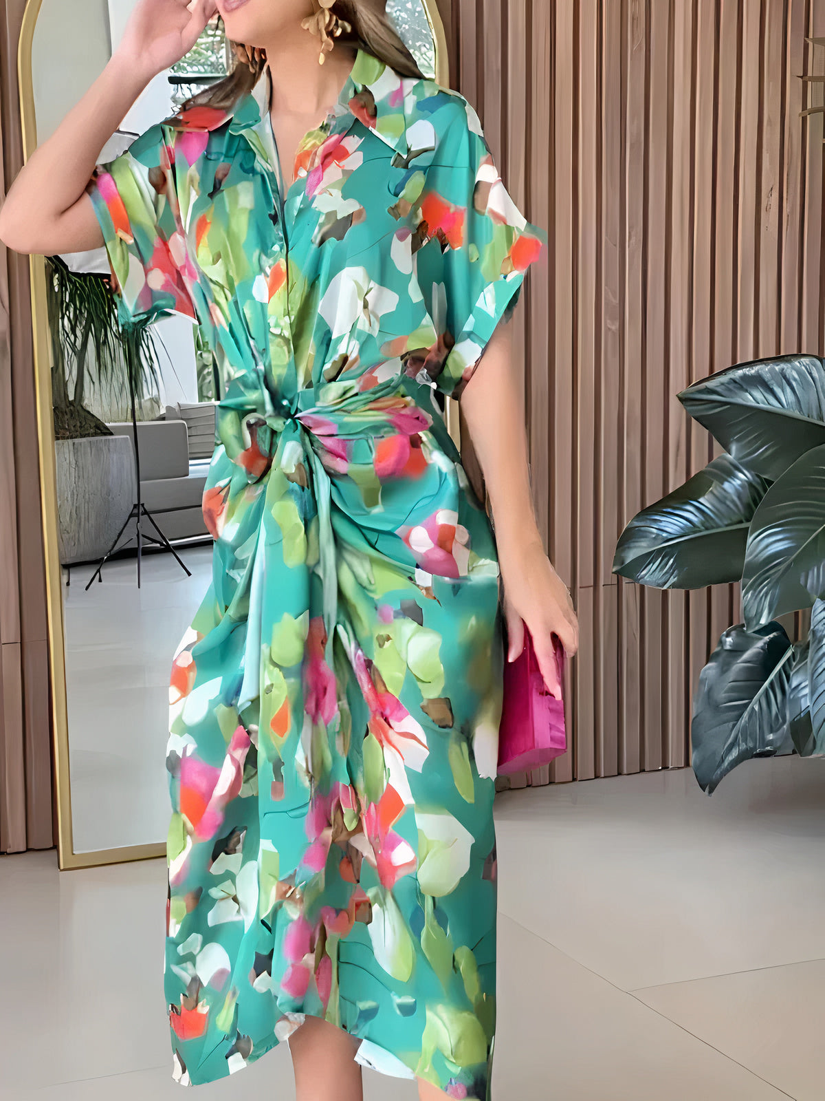 Trinidad Elevated Unique Floral Dress Chic Silhouette Collection