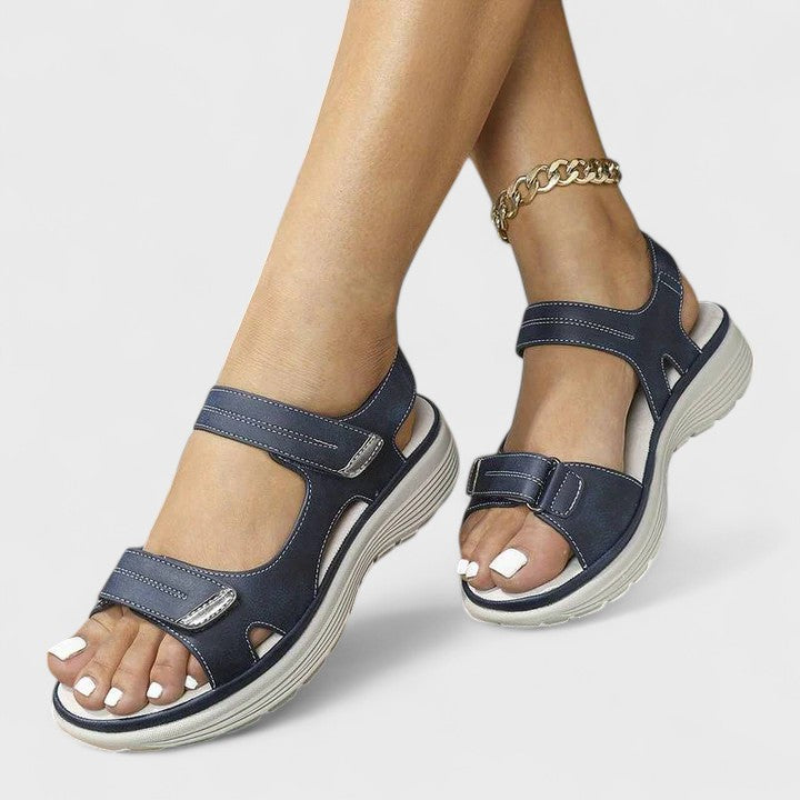 Open Toe Double Strap Ankle Strap Platform Sport Sandals