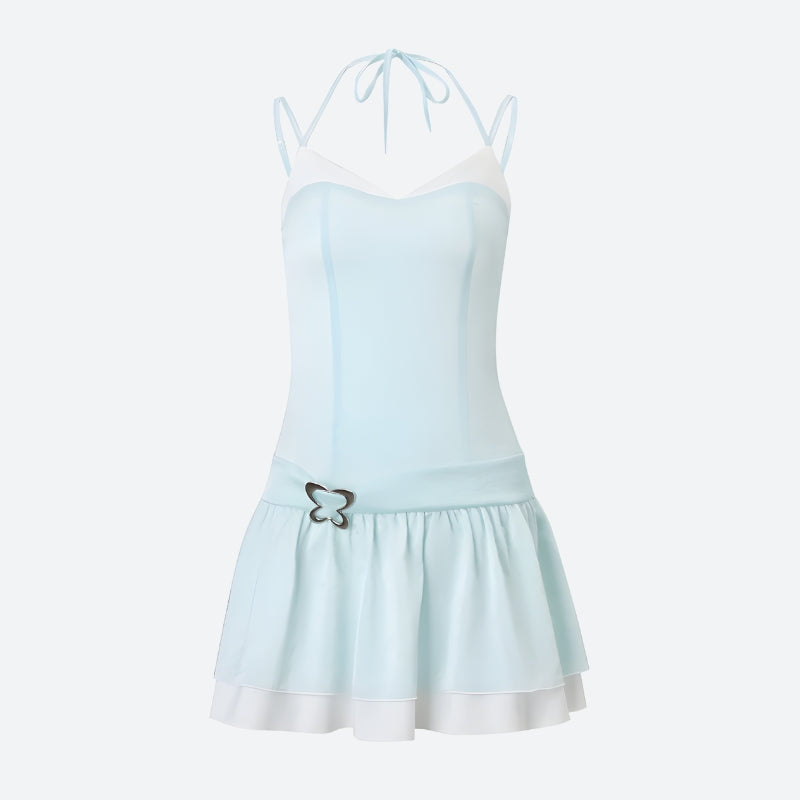 Fairycore Butterfly Mini Dress